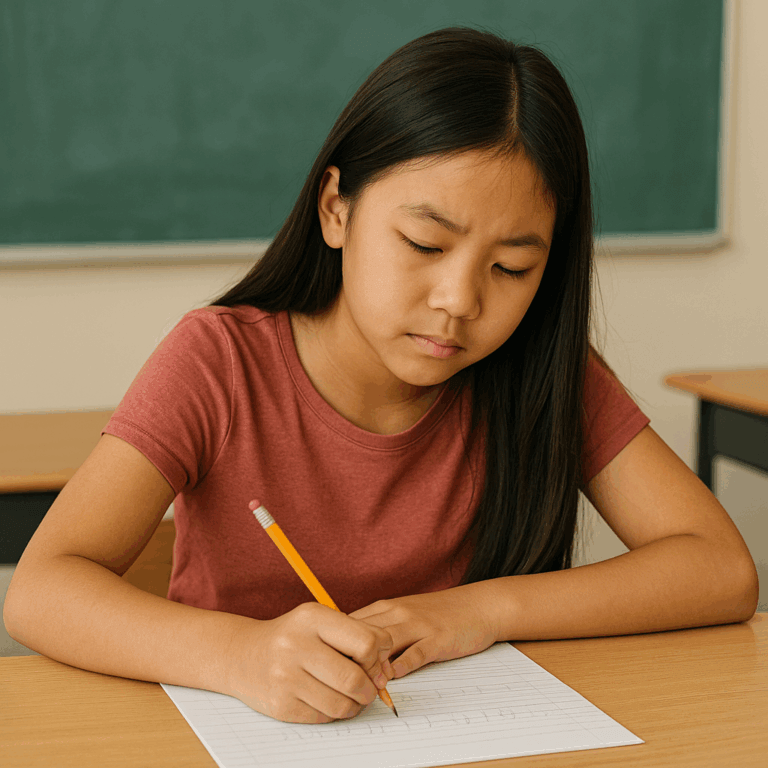 Junior Mind Box offers guided handwriting improvement lessons